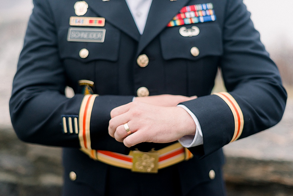 Elegant military wedding